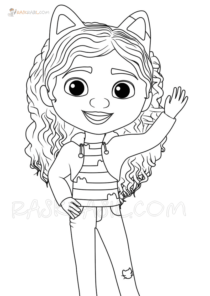 Beautiful Gabby Coloring Pages