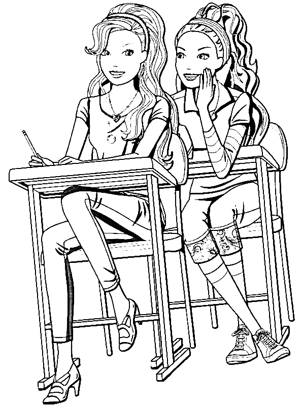 Desenho e Imagem BFF Piada para Colorir e Imprimir Grátis para Adultos e  Crianças (Meninas e Meninos) 