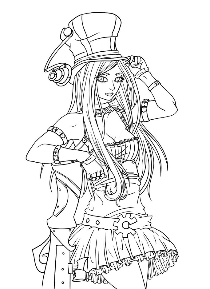 Caitlyn Coloring Page