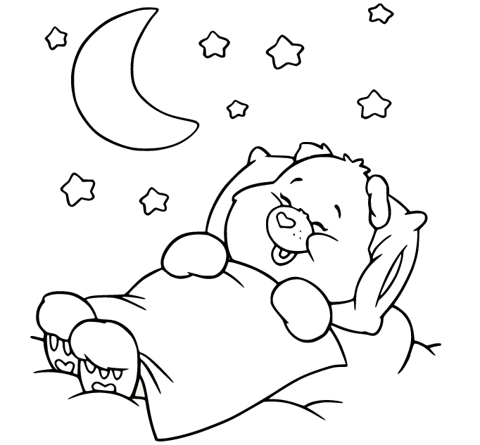 Care Bear endormi par Care Bears