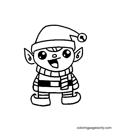 Desenho de Duende para colorir  Desenhos para colorir e imprimir gratis