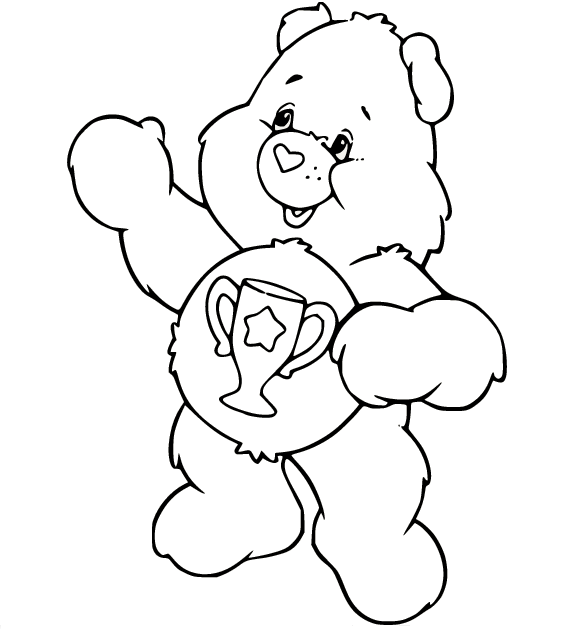 Champ Bear Coloring Page