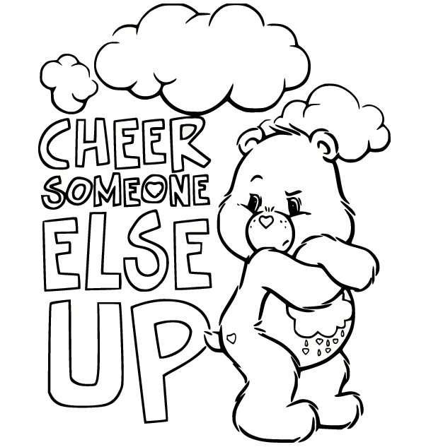 Encouragez quelqu'un d'autre Grumpy Bear de Care Bears