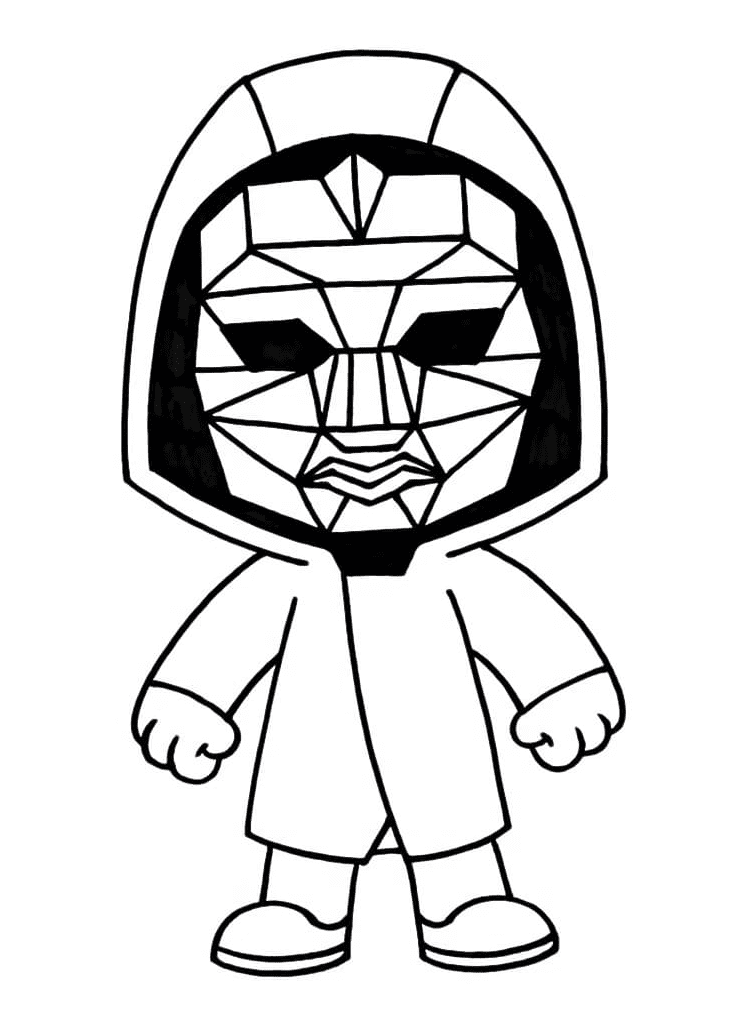 Chibi Front Man Coloring Pages