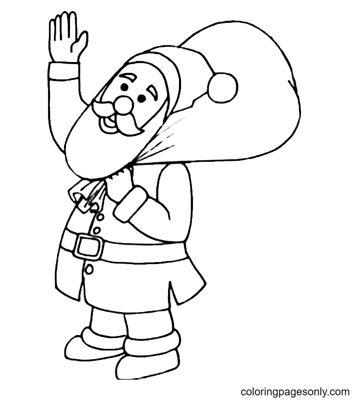 Christmas 2022 Santa Clause Coloring Pages