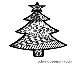 Mandala De Navidad Para Colorear