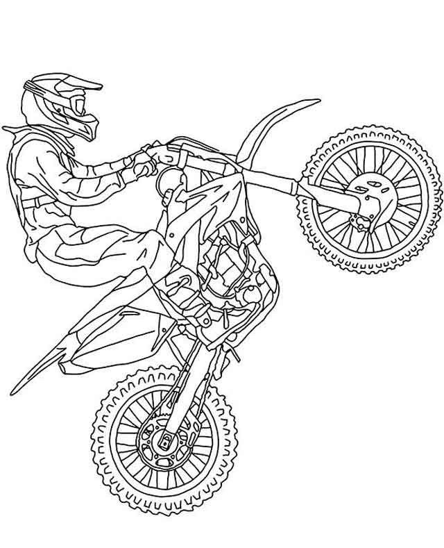 Cool Dirt Bike Coloring Pages Dirt Bike Coloring Pages Coloring Pages For Kids And Adults