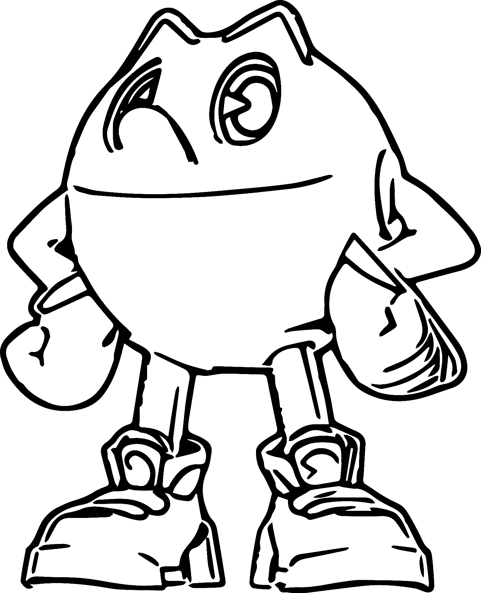 Cool Pac Man Coloring Pages