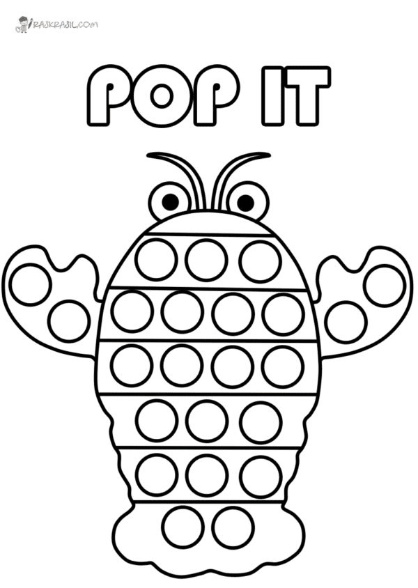 Krab Pop It van Pop It