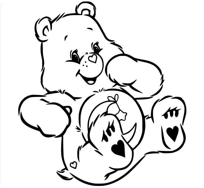 Niedlicher Gute-Nacht-Bär von Care Bears