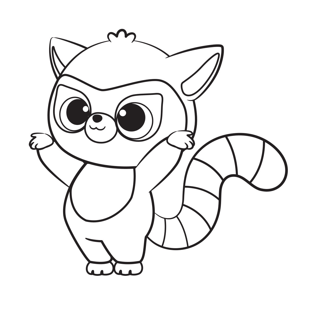 Cute Lemmee Coloring Page