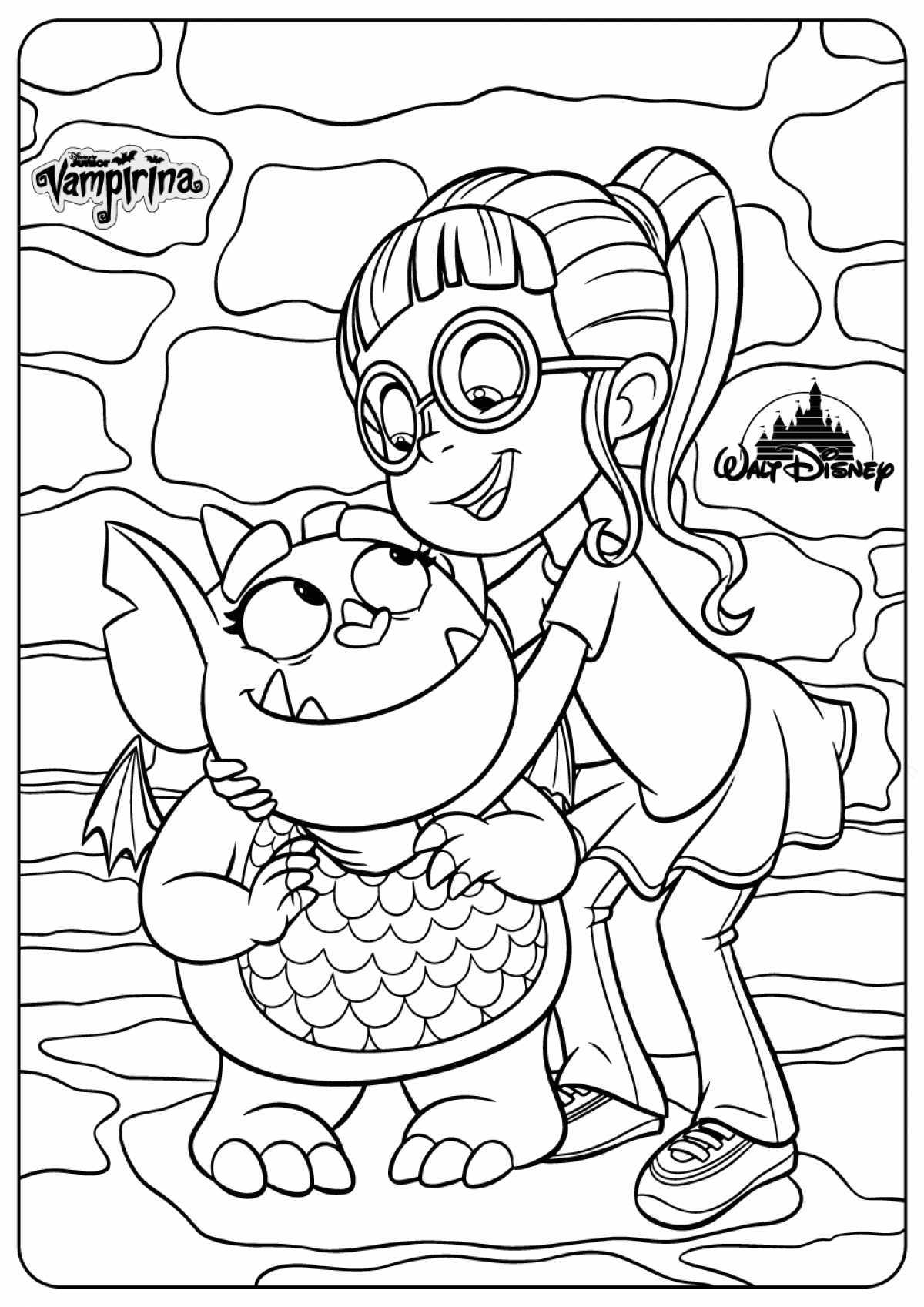 Cute Vampirina Coloring Pages Coloring Pages