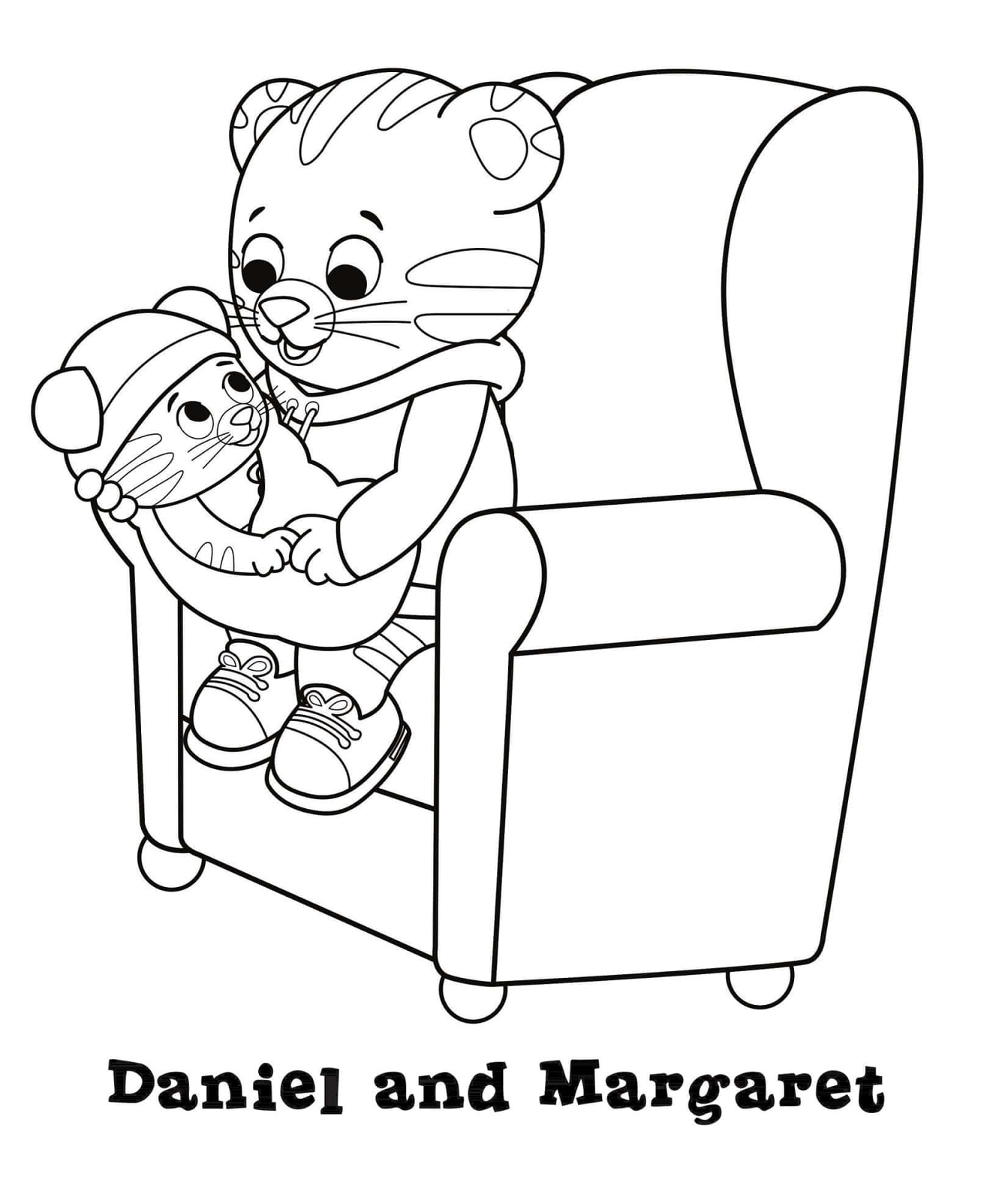 Daniel y Margaret de Daniel Tigre
