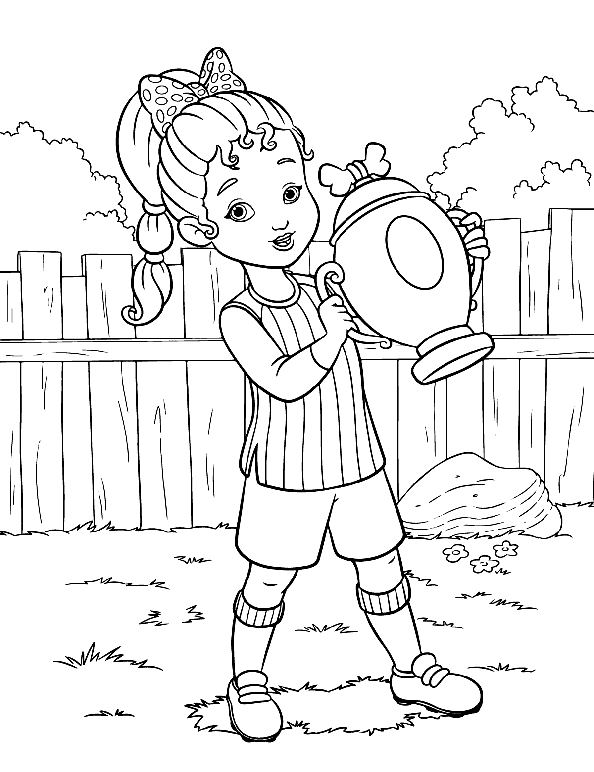 Free Fancy Nancy Coloring Pages To Print