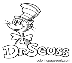 Dr. Seuss para colorear