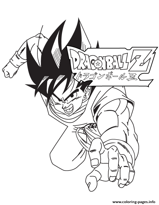 Dragon Ball Z Goku-logo van Dragon Ball Z