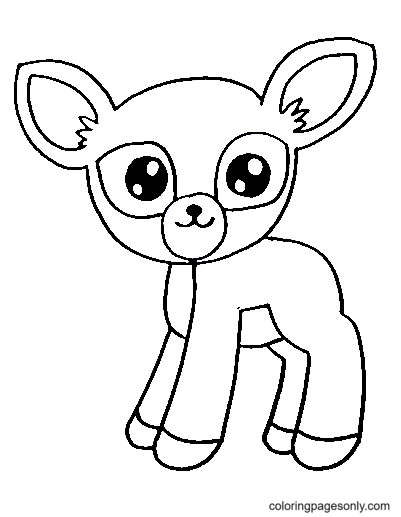 Disegna un cucciolo di cervo da Cervo
