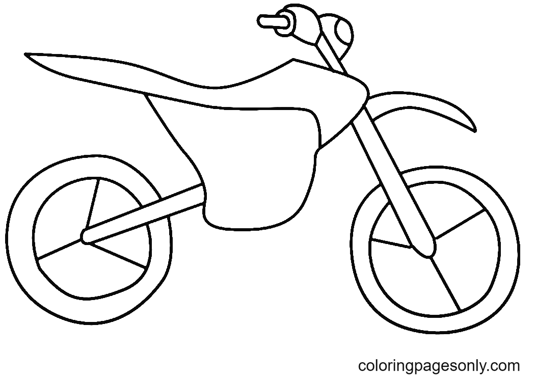 Einfaches Dirtbike von Dirt Bike