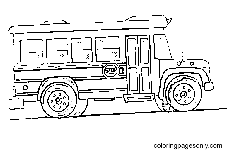 حافلة مدرسية سهلة من حافلة المدرسة