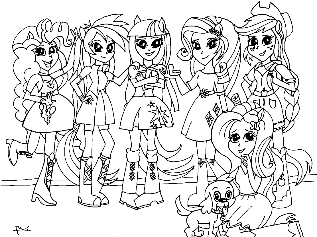 equestria girls printable coloring pages equestria girls coloring pages coloring pages for kids and adults