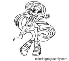 Dibujos de Equestria Girls para colorear