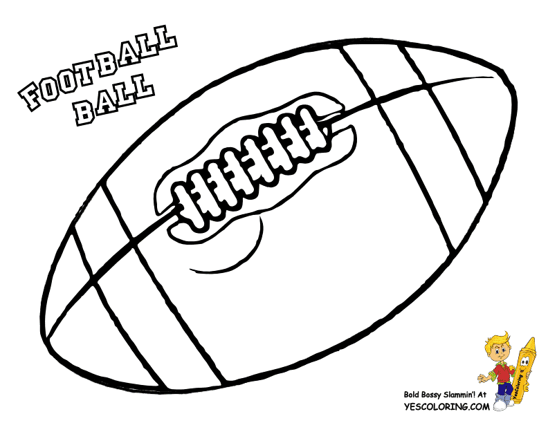 Football Ball Coloring Pages