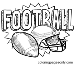 Desenhos para colorir de futebol
