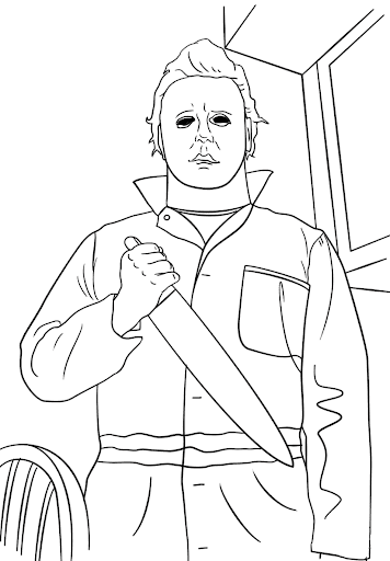 Free Michael Myers Coloring Pages