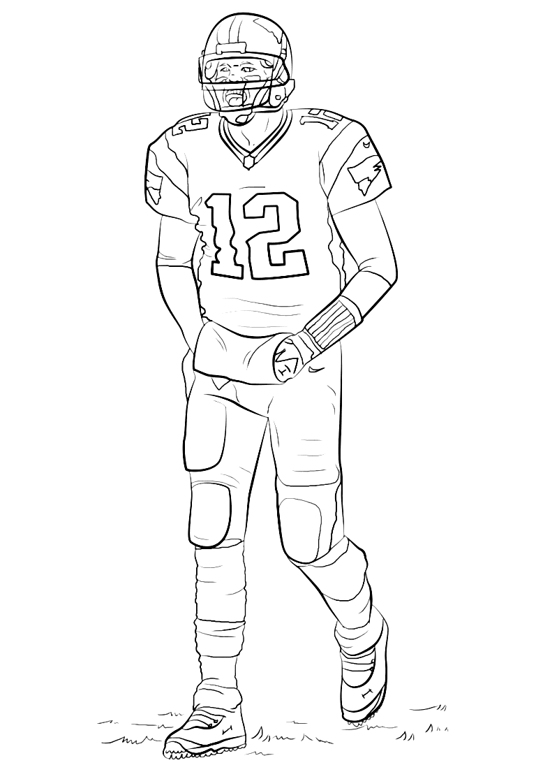 54 Free Printable Football Coloring Pages
