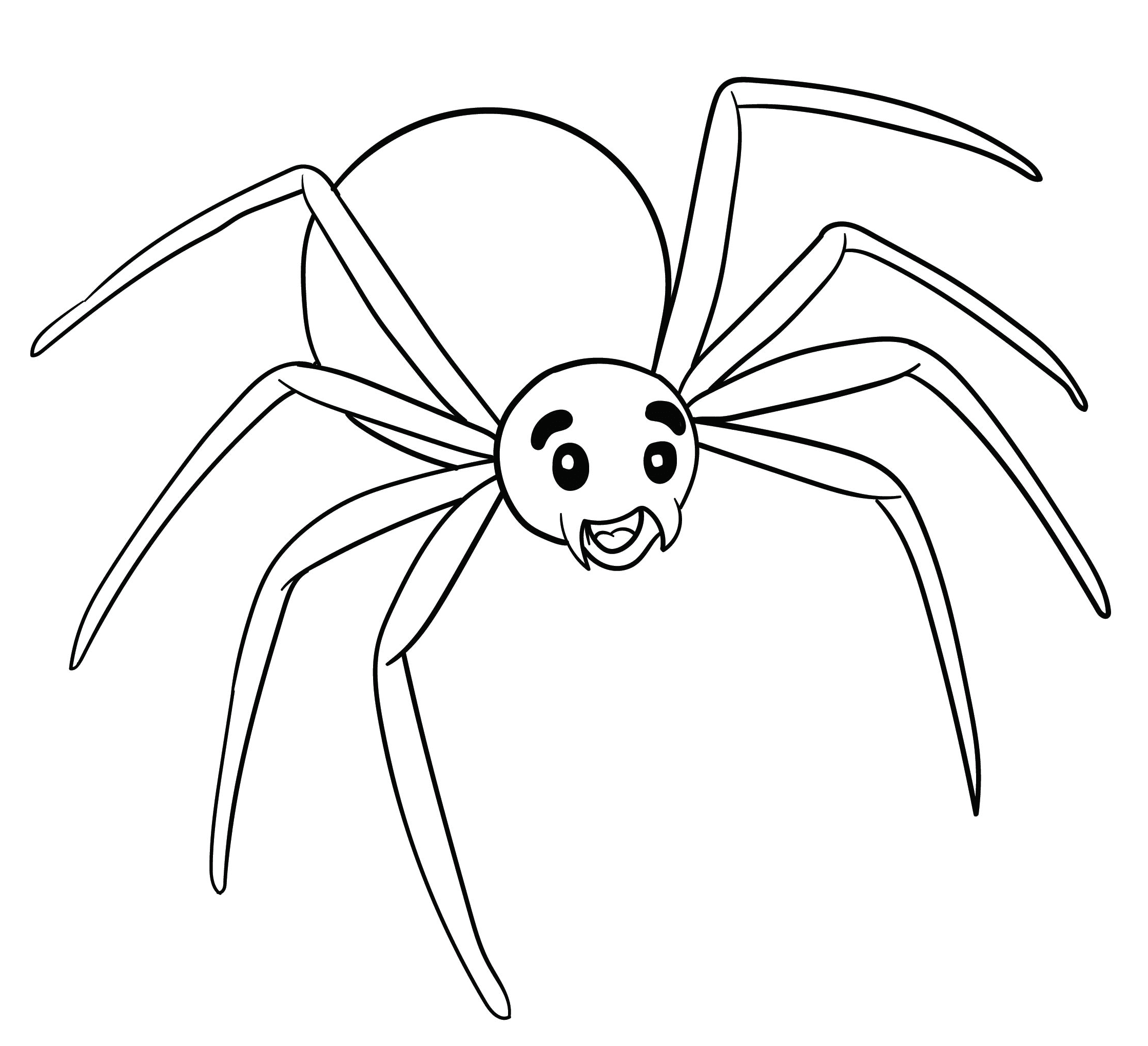 Coloring Pages Of Spider