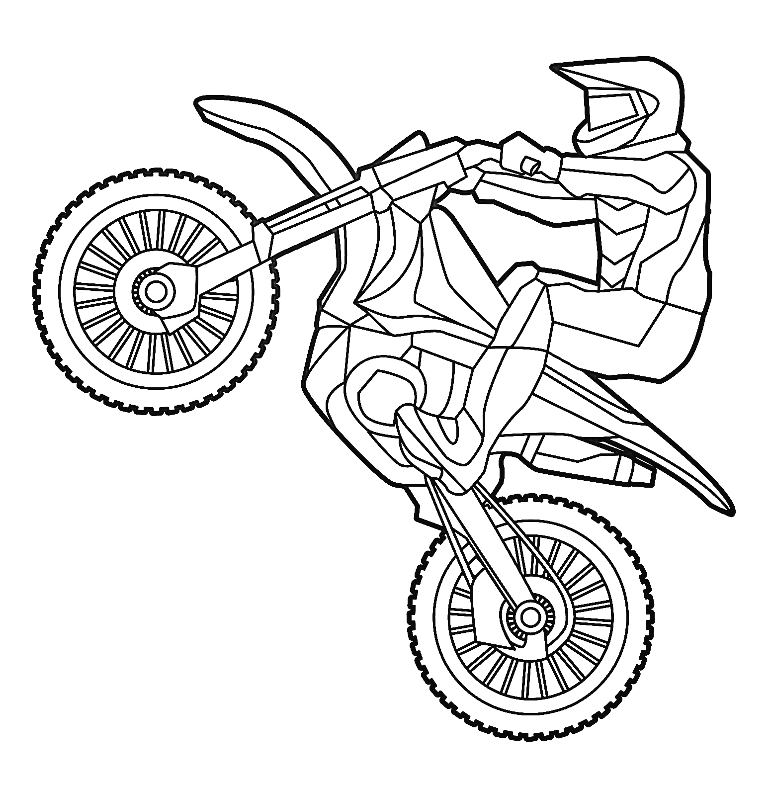 Dirt Bike Coloring Pages Coloring Pages For Kids And Adults