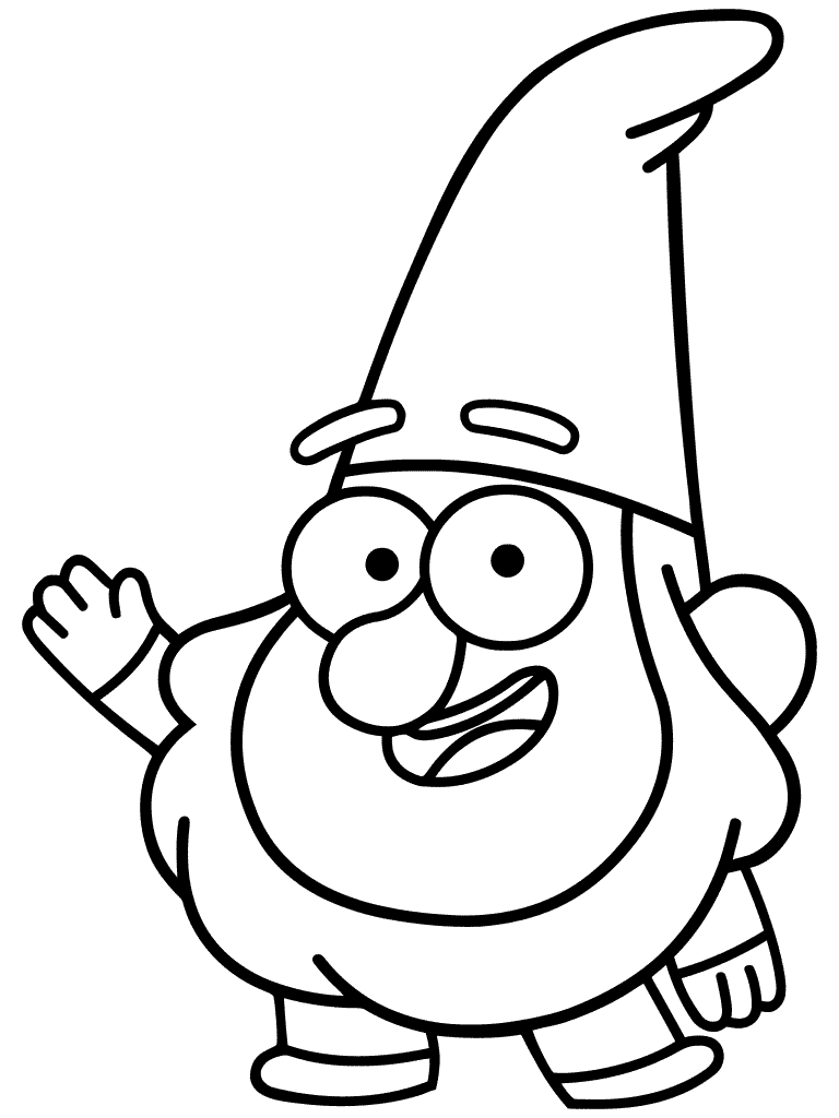 Gnome amical Jeff de Gravity Falls de Gravity Falls