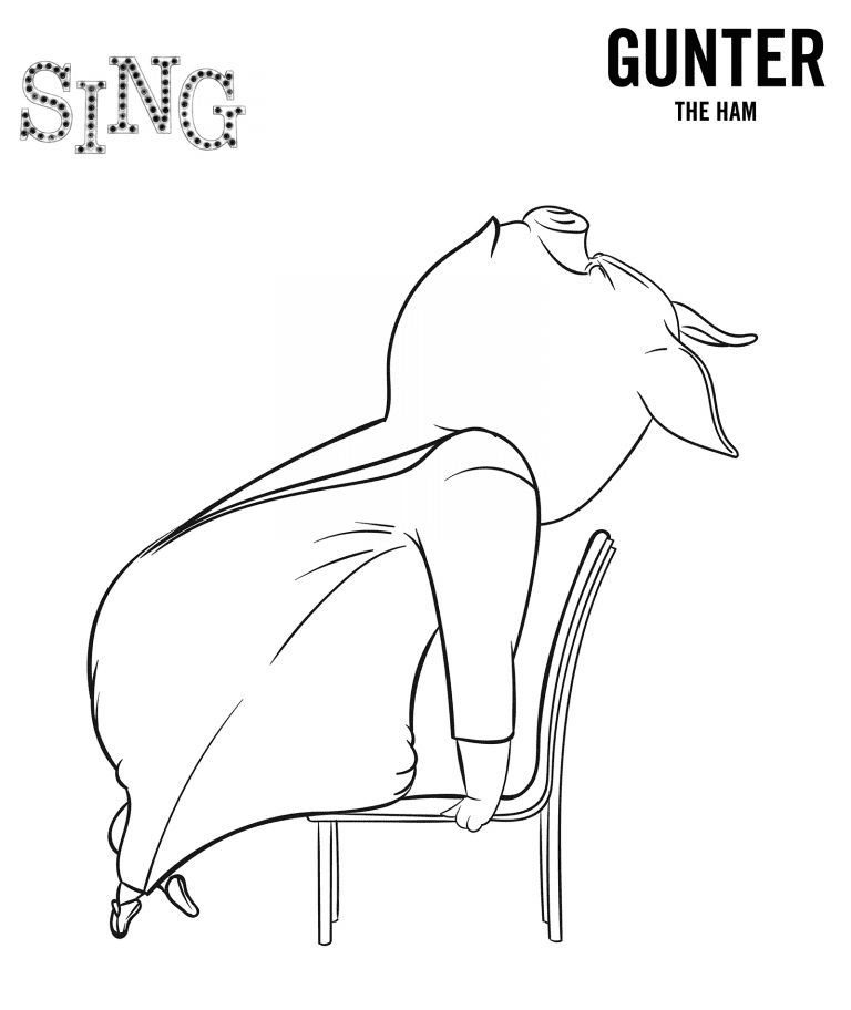 Gunter el Jamón de Sing de Sing