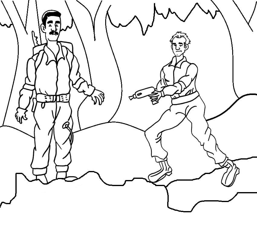 Rush To Catch Coloring Page