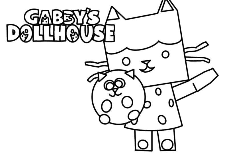 Happy Baby Box de la casa de muñecas de Gabby