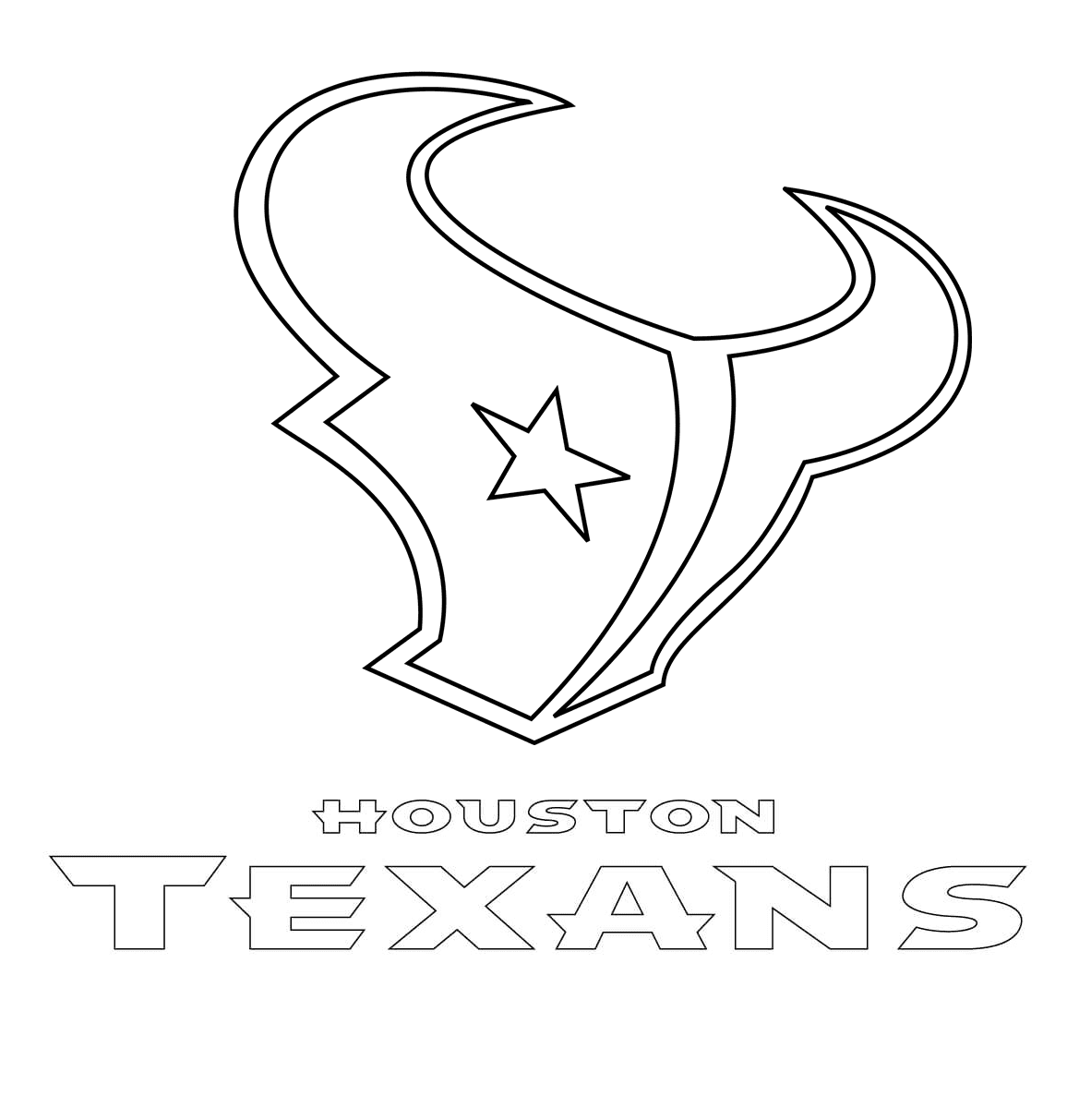 Логотип Хьюстон Тексанс из НФЛ