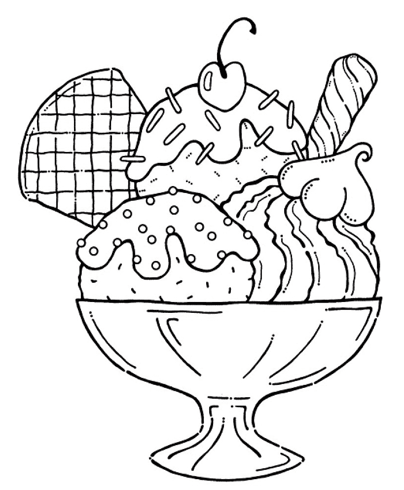 冰淇淋圣代冰淇淋