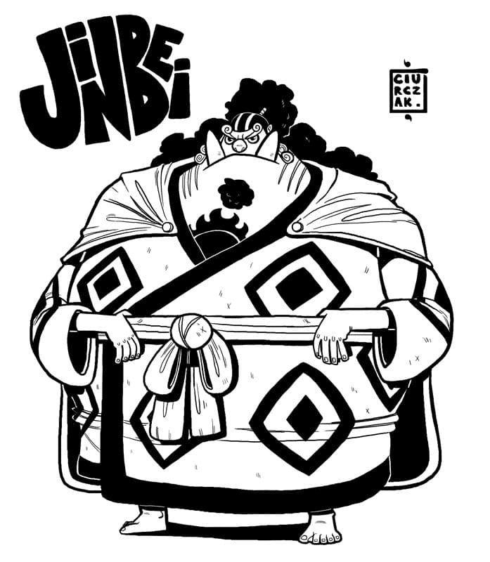 Jinbe Coloring Page