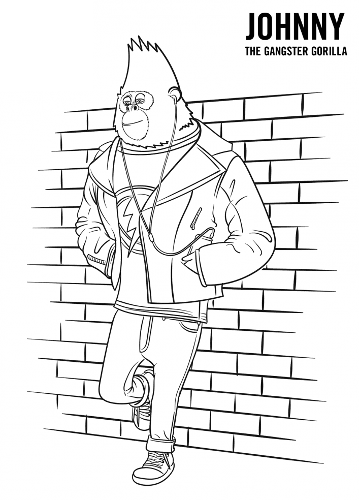 Johnny Coloring Pages