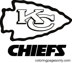 Desenhos para colorir de Kansas City Chiefs