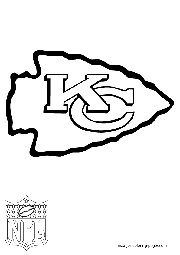 Kansas City Chiefs logo Coloring Page