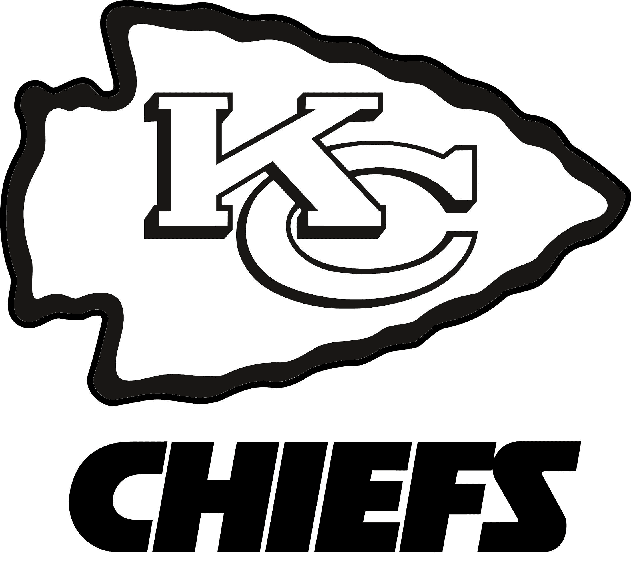 Coloriage du logo des chefs de Kc