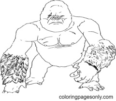 Dibujos Para Colorear King Kong