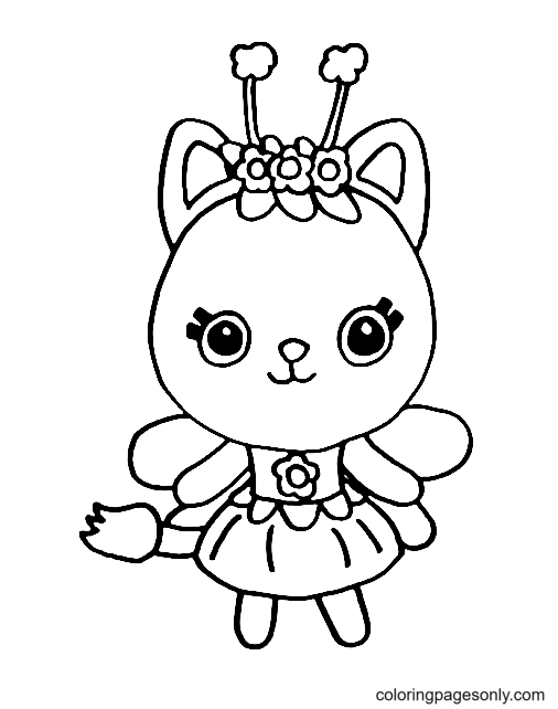 Gabby's Dollhouse Coloring Pages - Free Printable Coloring Pages
