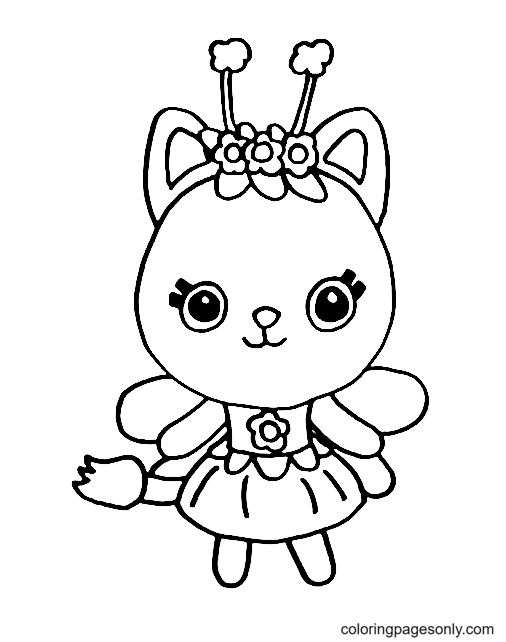 Gabby's Dollhouse Coloring Pages Free Printable Coloring Pages