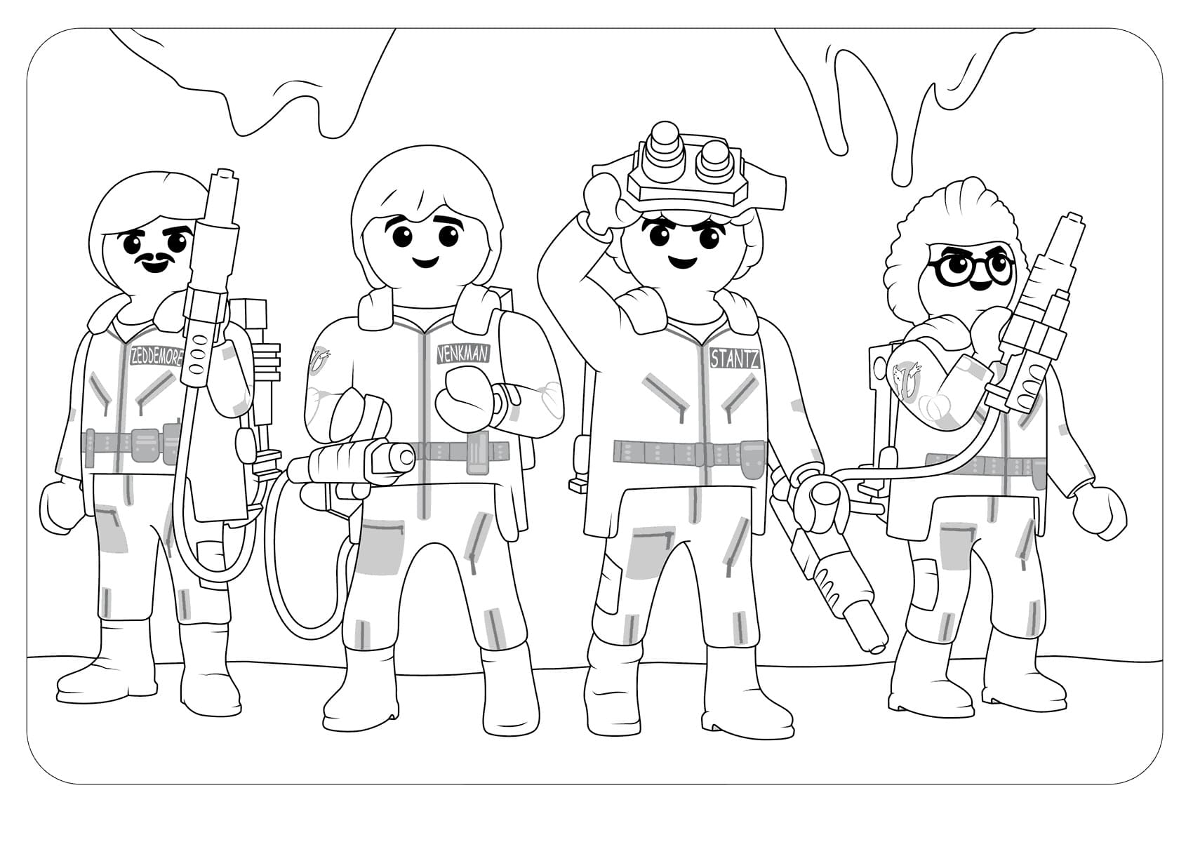 Lego Ghostbusters Coloring Pages