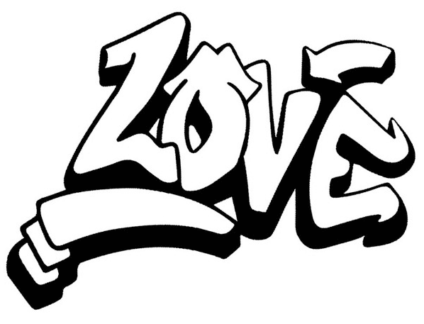 Любовные граффити от любви
