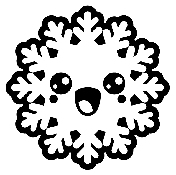 Schöne Schneeflocke von Snowflake
