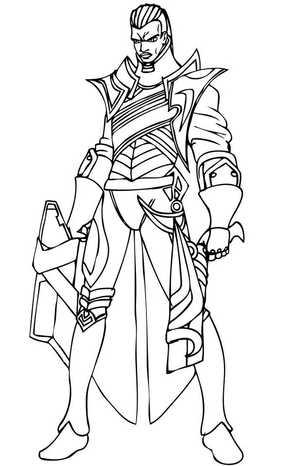 Lucian Coloring Page