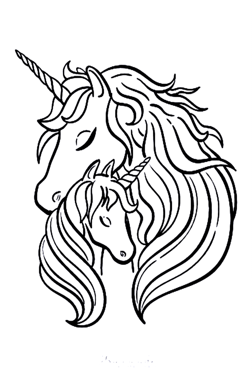 Magical Unicorn Coloring Pages
